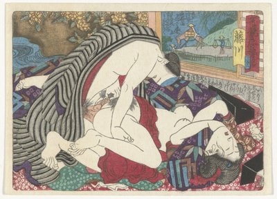 The Rest Stop Fujikawa by Utagawa Kunisada (I) (attributed to)