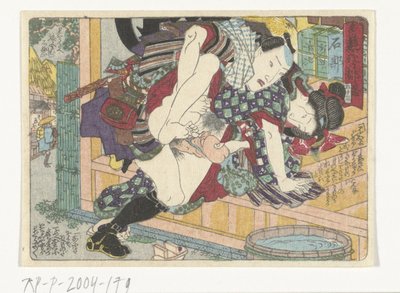 The Resting Place Ishibe by Utagawa Kunisada (I) (attributed to)