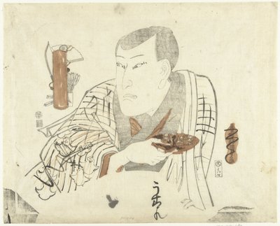Actor with Bowl by Utagawa Kunisada (I)