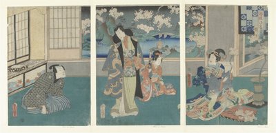 The Third Month (series title) by Utagawa Kunisada (I)