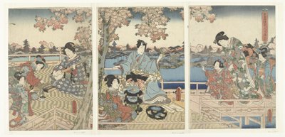 A Spring Banquet for the Eastern Genji by Utagawa Kunisada (I)