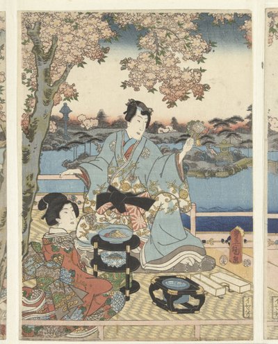 A Spring Banquet for the Eastern Genji by Utagawa Kunisada (I)