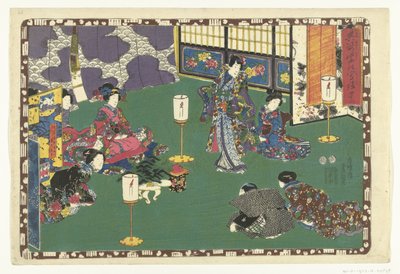 Chapter 42 (Faithful Images of the Shining Prince series) by Utagawa Kunisada (I)