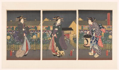 Irises in Full Bloom by Utagawa Kunisada (I)