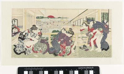 Lovers on a Veranda by Utagawa Kunisada (I)
