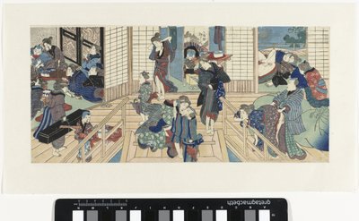 Scenes in a Brothel by Utagawa Kunisada (I)