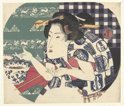 Udon Restaurant by Utagawa Kunisada (I)