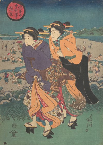 Annual Event - The Third Month Ukiyo Nenju Gyoji: Yayoi, mid-19th century by Utagawa Kunisada