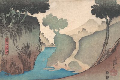 Landscape in the Mist by Utagawa Kunisada