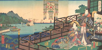 Mitsuuji in the Maruyama Pleasure District of Nagasaki by Utagawa Kunisada