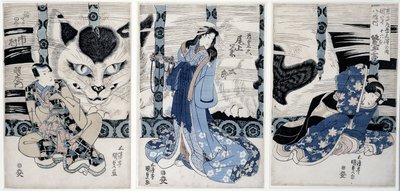 The village of Yatsuhashi at Okasaki, from the series 