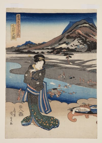 View of Odawara by Utagawa Kunisada