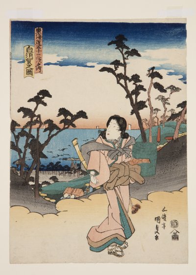 View of Shirasuka by Utagawa Kunisada