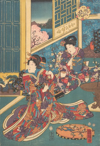 Flower of Akashi by Utagawa Kuniteru
