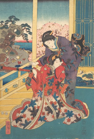 Flower of Akashi by Utagawa Kuniteru