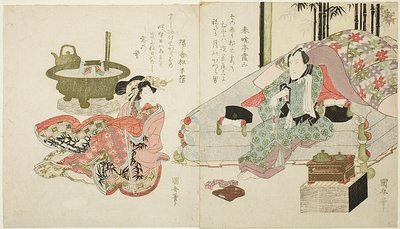A Couple in the Bedroom by Utagawa Kuniyasu