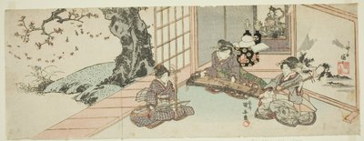 Ladies Playing Instruments by Utagawa Kuniyasu