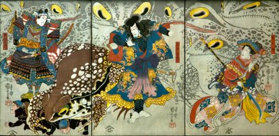 Bandō Shiuka as Princess Morokoshi by Utagawa Kuniyoshi