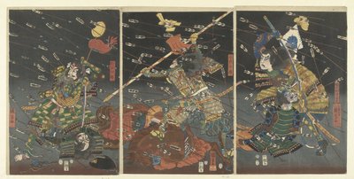The Last Stand of the Kusunoki at Shijonawate by Utagawa Kuniyoshi