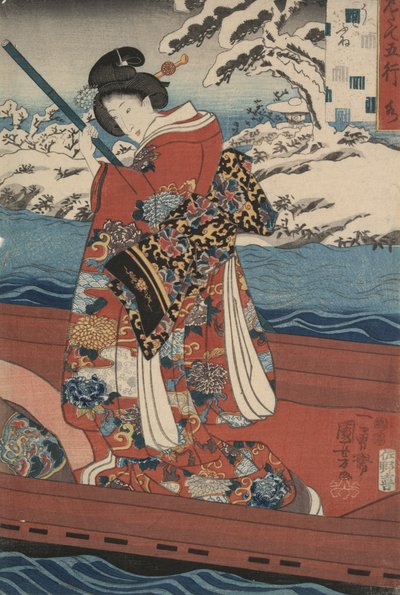 Five Elements: Water by Utagawa Kuniyoshi