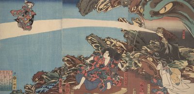 Gama Sennins Animus from the series Ibaraki no keshin by Utagawa Kuniyoshi