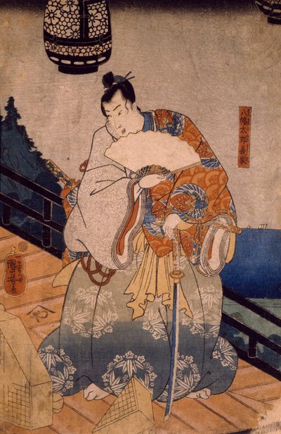 Hachiman Taro Yoshiie by Utagawa Kuniyoshi