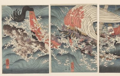 The Story of Ship Captain Yojibei by Utagawa Kuniyoshi