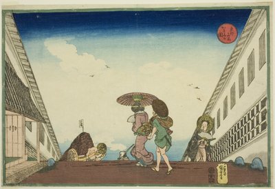 Kasumigaseki, from the series Famous Places in the Eastern Capital by Utagawa Kuniyoshi
