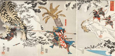 Koxinga Hunting the Tiger by Utagawa Kuniyoshi