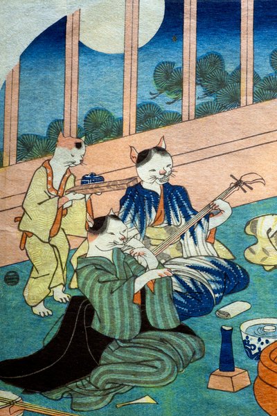 Neko no Sakari by Utagawa Kuniyoshi