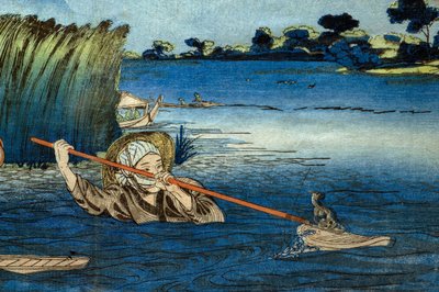 Picture of the Miyato River by Utagawa Kuniyoshi