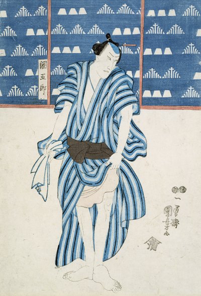 Portrait of Tunagore by Utagawa Kuniyoshi