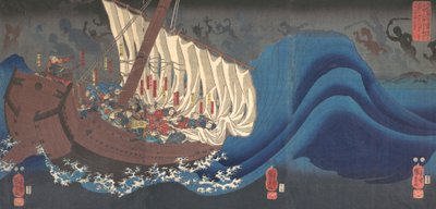 Revenge of the Taira Warriors by Utagawa Kuniyoshi