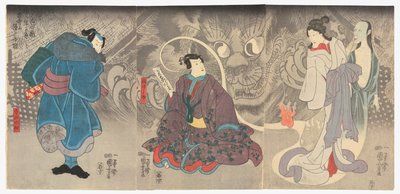Scene from a Ghost Story: The Okazaki Cat Demon by Utagawa Kuniyoshi