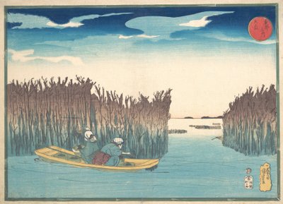 Seaweed Gatherers at Omori by Utagawa Kuniyoshi