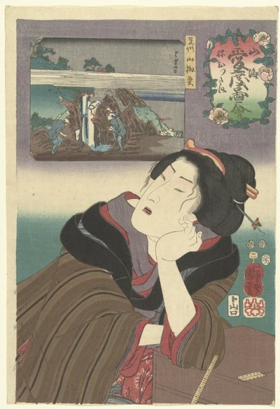 Sleepy by Utagawa Kuniyoshi