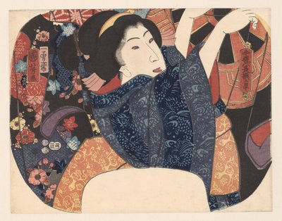 Summer Airing of Clothes by Utagawa Kuniyoshi