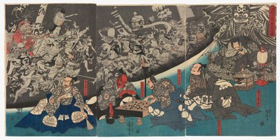 The Earth Spider Generates Monsters at the Mansion of Lord Minamoto Yorimitsu by Utagawa Kuniyoshi
