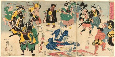 The Extraordinary Phenomenon of the Popular Otsu Picture by Utagawa Kuniyoshi
