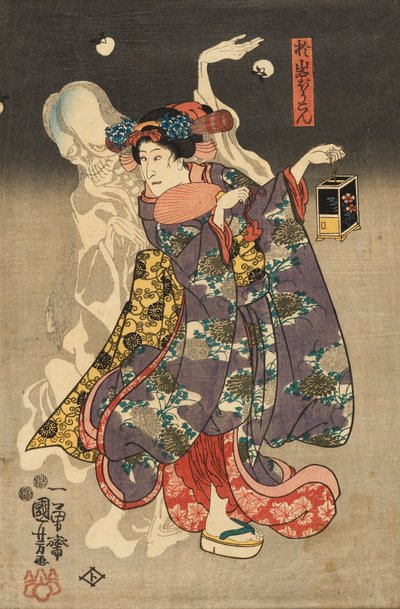 The Spirit of Oiwa by Utagawa Kuniyoshi