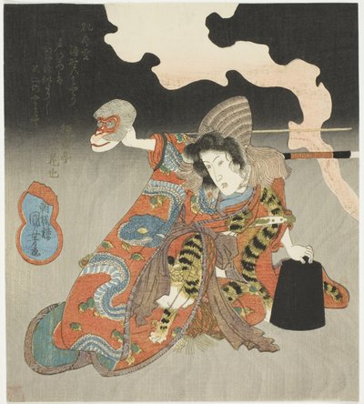 The Actor Iwai Hanshiro VI in a Female Role by Utagawa Kuniyoshi