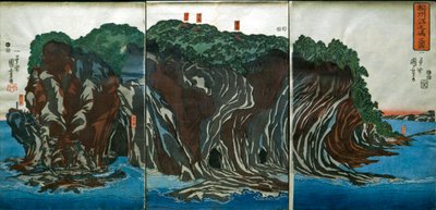 View of Enoshima in Sagami Province, c.1849-51 by Utagawa Kuniyoshi