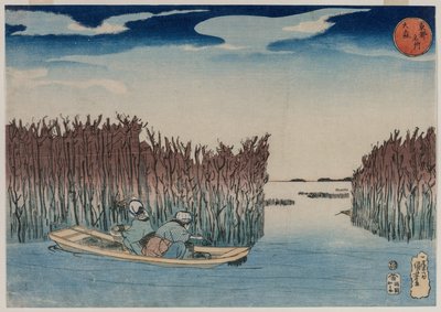 Ōmori, from the series Famous Places in the Eastern Capital by Utagawa Kuniyoshi
