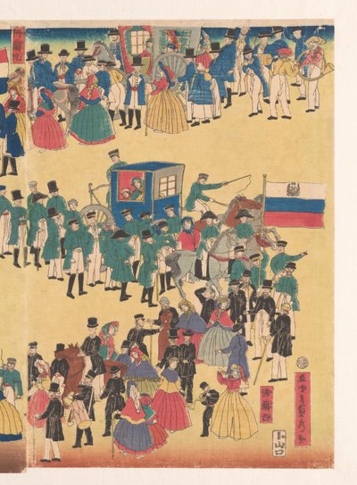 Procession of People from the Five Lands by Utagawa Sadahide