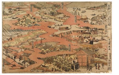 Eight views of Edo, c.1770-1780 by Utagawa Toyoharu
