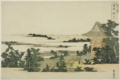 Autumn Moon at Atago Hill, from the series 