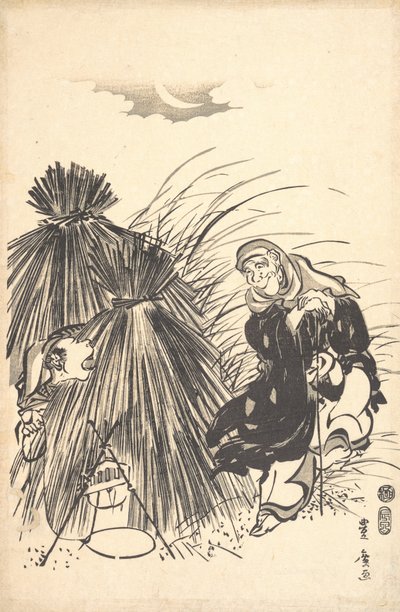 Trapping the Fox, 1808 by Utagawa Toyohiro
