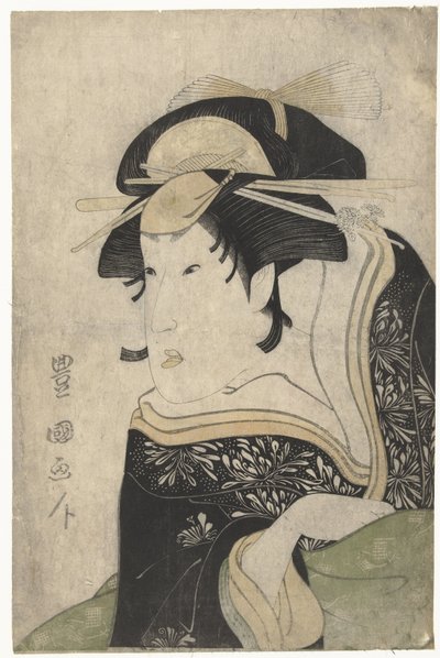 Bust Portrait of Segawa Kikunojo III by Utagawa Toyokuni (I)