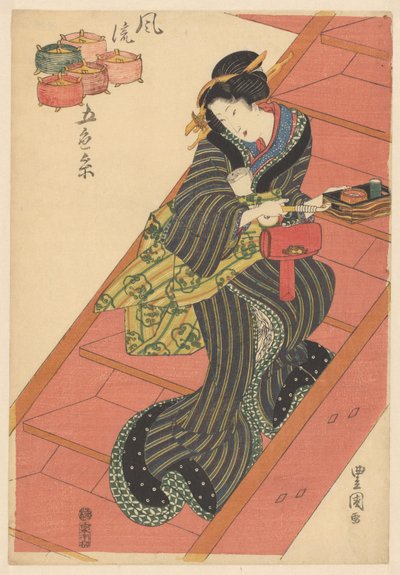 A Courtesan by Utagawa Toyokuni (I)