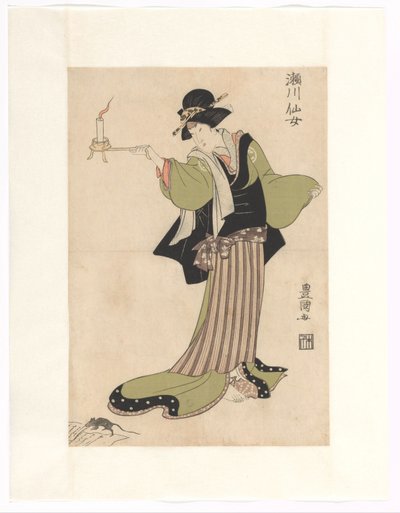 Segawa Senjo in the Role of Nurse Masaoka by Utagawa Toyokuni (I)